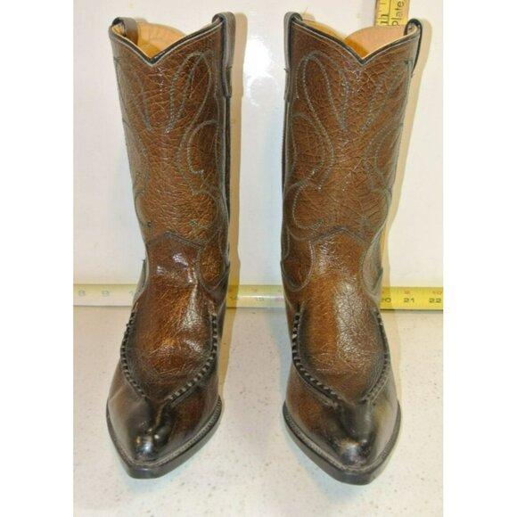 Ensign Leather Custom Vtg Cowboy boots Made in Salt Lake City Utah Wms size 6D main image 9